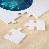 Round Gemstone Ruby Sapphire Emerald Topaz Puzzle Legpuzzel (Zijkant)