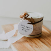 Round gunst Label afdrukken