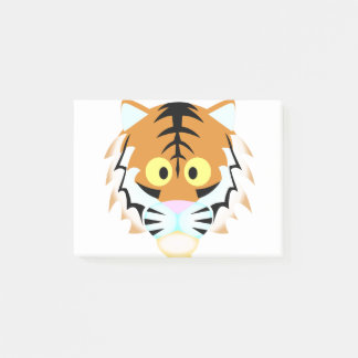 Round Head Tiger Post-it® Notes