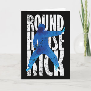 Round House Kick Kickboksen Taekwondo Kaart
