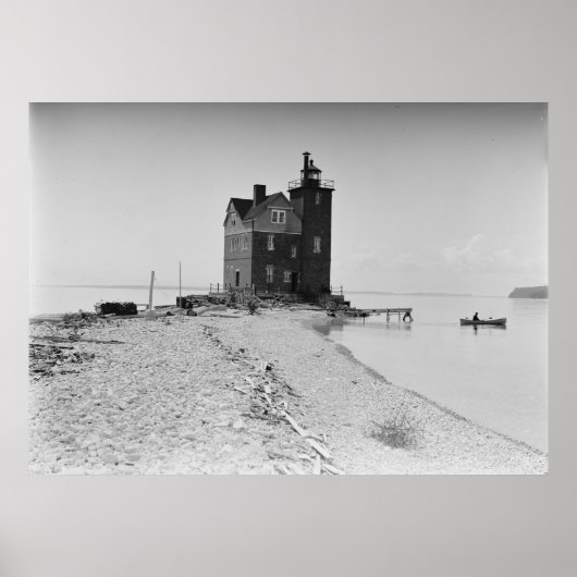 Round Island Light Poster (Voorkant)