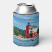 Round Island Lighthouse Blikjeskoeler (Blikje Achterkant)