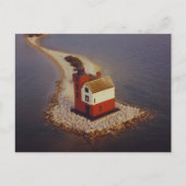 Round Island Lighthouse Briefkaart (Voorkant)