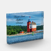 Round Island Lighthouse Fotoblokken (Links)
