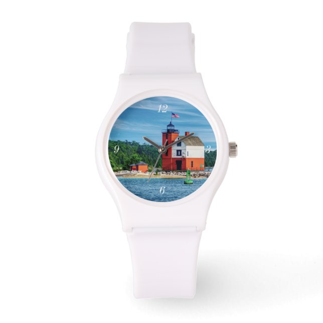 Round Island Lighthouse Horloge (Voorkant)