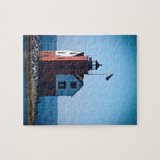 Round Island Lighthouse Legpuzzel (Horizontaal)
