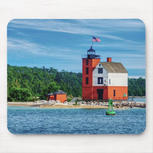 Round Island Lighthouse Muismat (Voorkant)