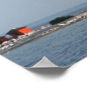 Round Island Lighthouse Poster (Hoek)