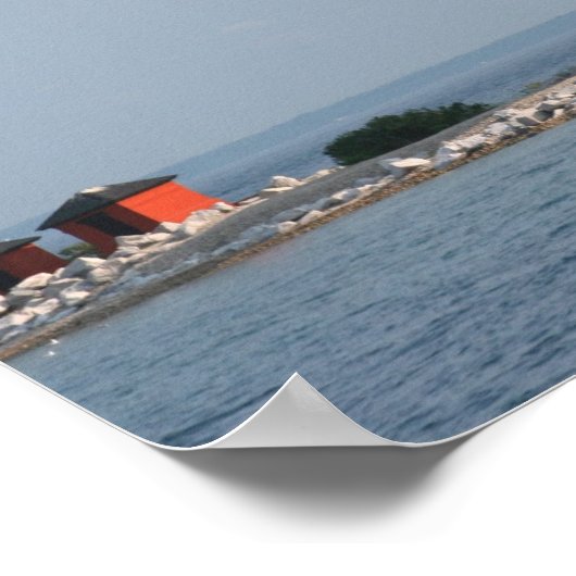 Round Island Lighthouse Poster (Hoek)