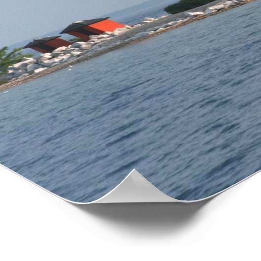 Round Island Lighthouse Poster (Hoek)