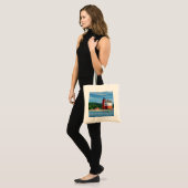 Round Island Lighthouse Tote Bag (Voorkant (model))