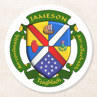 Round JamFam Coster-3 Ronde Kartonnen Onderzetter