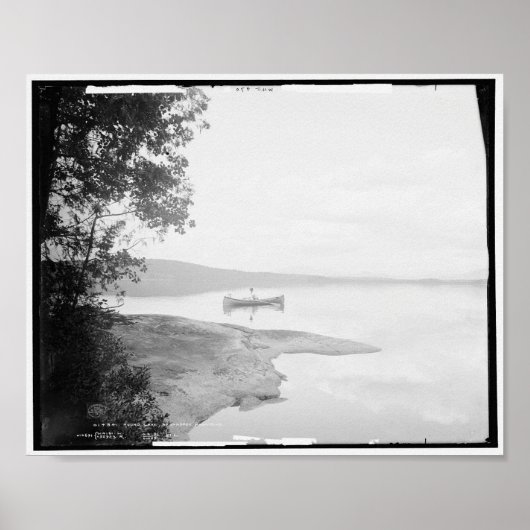 Round Lake, Adirondacks, New York, Canoeing Poster (Voorkant)