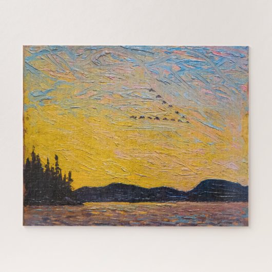 Round Lake Mud Bay | Tom Thomson | Legpuzzel (Horizontaal)