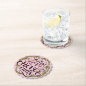 Round Love Romantische Drink Onderzetter Set (Insitu)