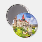 Round Magnet Corvin-kasteel (Voorkant / Achterkant)