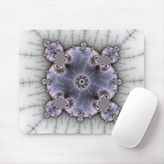 Round Mandelbrot - Fractal Mousepad Muismat (Met muis)
