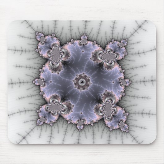 Round Mandelbrot - Fractal Mousepad Muismat (Voorkant)