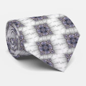 Round Mandelbrot - Fractal Stropdas (Opgerold)