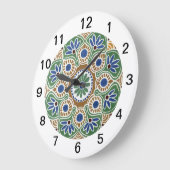 Round Medallion Wall Clock Grote Klok (Hoek)