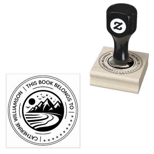 Round Mountain Sketch Dit boek is van Rubberstempel (Gestempeld)