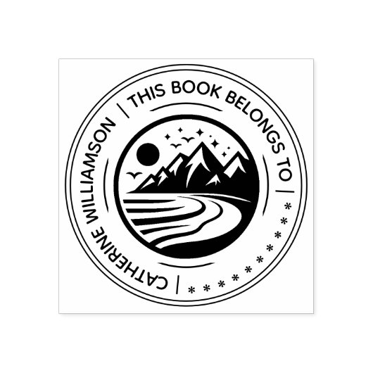 Round Mountain Sketch Dit boek is van Rubberstempel (Afrduk)