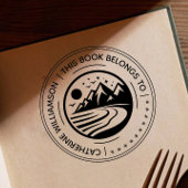 Round Mountain Sketch Dit boek is van Rubberstempel