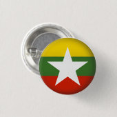 Round Myanmar Ronde Button 3,2 Cm (Voorkant /achterkant)