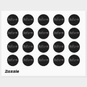 Round MySpace-sticker Ronde Sticker (Vel)