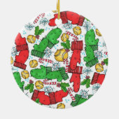 Round Ornament, Tennis Mantel, 2011 Keramisch Ornament (Achterkant)