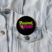 Round Paranormal Punks Logo Ronde Button 7,6 Cm (In situ)