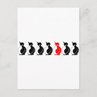 Round Penguin-groep Briefkaart