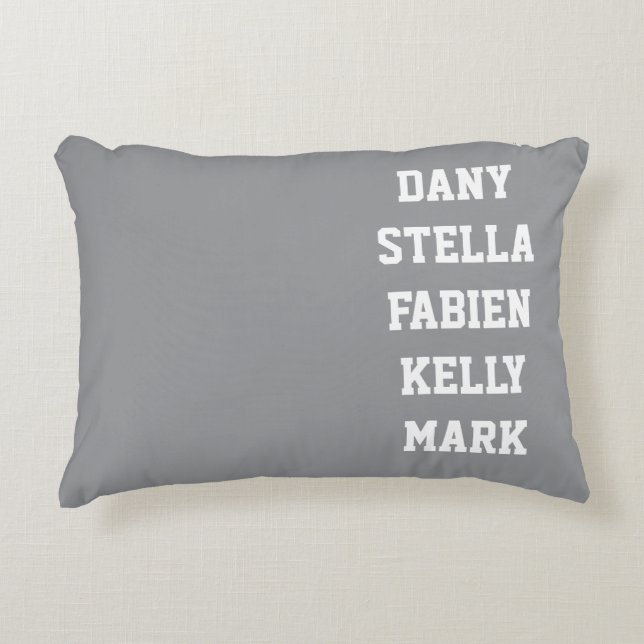 Round Pillow Accent Kussen (Voorkant)