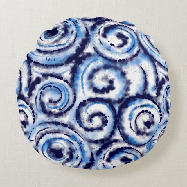 Round Pillow design  Rond Kussen (Voorkant)