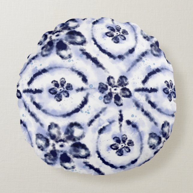 Round Pillow Design  Rond Kussen (Voorkant)
