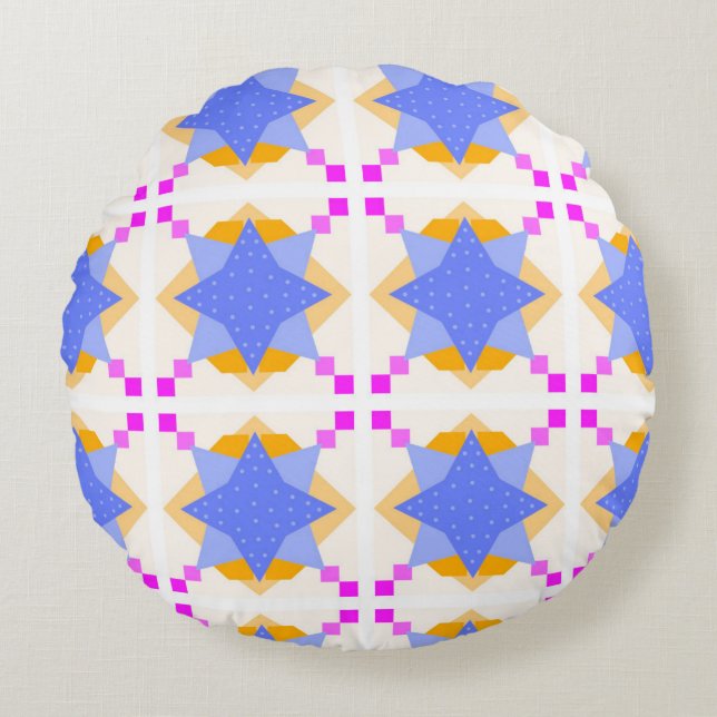 Round Pillow design  Rond Kussen (Voorkant)