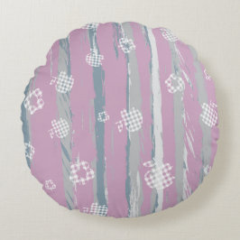 Round Pillow – Gingham Orchard Rond Kussen