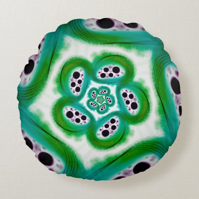 Round Pillow - Jimette Design Rond Kussen (Voorkant)