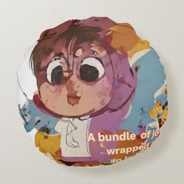 Round Pillow Rond Kussen (Achterkant)