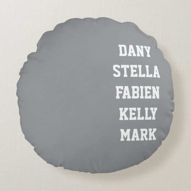 Round Pillow Rond Kussen (Voorkant)