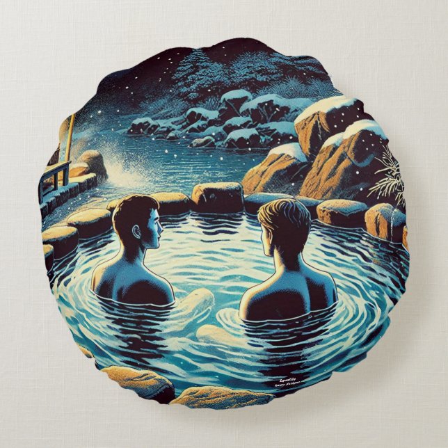 Round Pillow Rond Kussen (Achterkant)