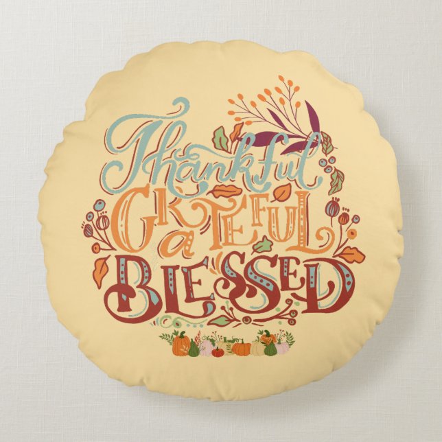 Round Pillow Rond Kussen (Voorkant)