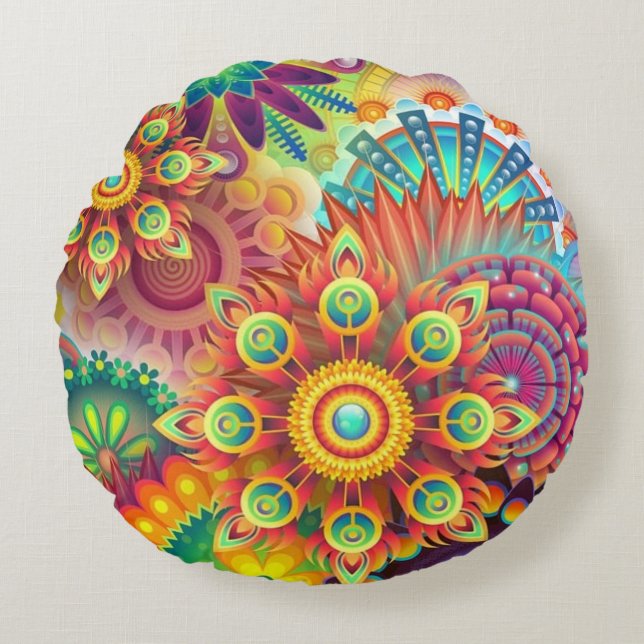 Round Pillow Rond Kussen (Voorkant)