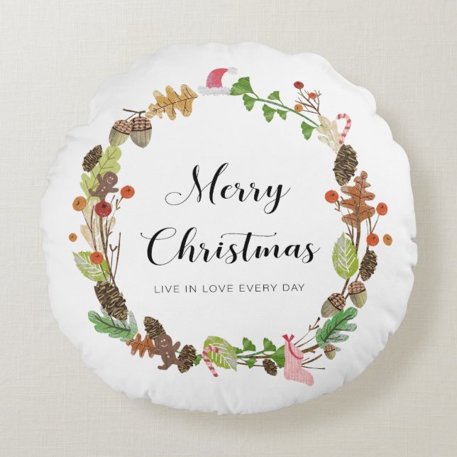 Round Pillow Rond Kussen (Voorkant)