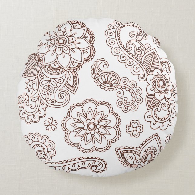 Round Pillow Rond Kussen (Voorkant)