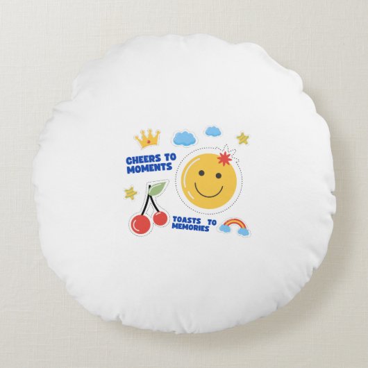 Round Pillow Rond Kussen (Voorkant)