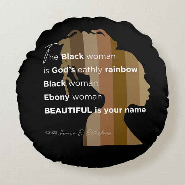 Round Pillow Rond Kussen (Voorkant)