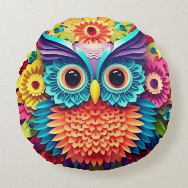 Round Pillow Rond Kussen (Voorkant)