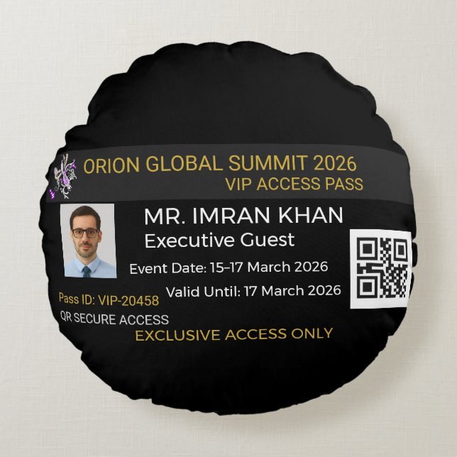 Round Pillows | Floral | Birthday | Custom Rond Kussen (Voorkant)