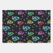 Round Pouf Inpakpapier Vel (Voorkant)